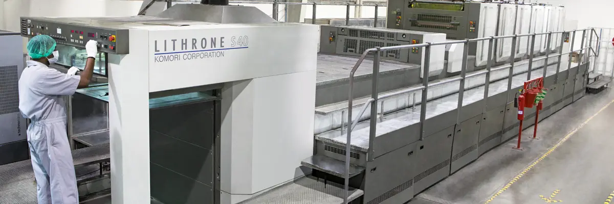 Lithrone | Komori  | Printing Equipments | Emirates Printing Press LLC