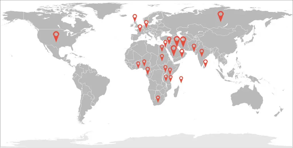 Global Presence | Emirates Printing Press LLC